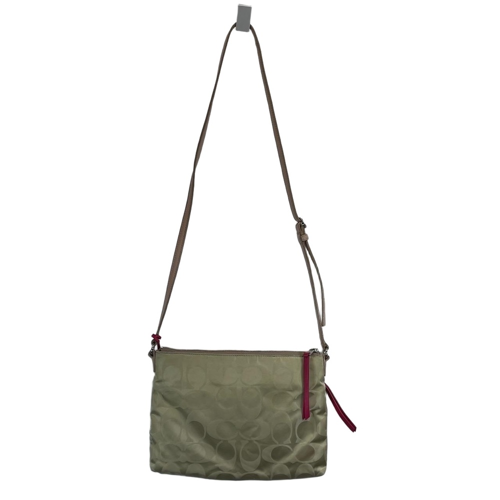 Coach Tan Pink Womens B1376-24861 Signature C Adjustable Strap Crossbody Bag - Picture 2 of 11